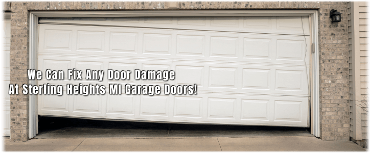 Garage Door Off Track In Sterling Heights MI